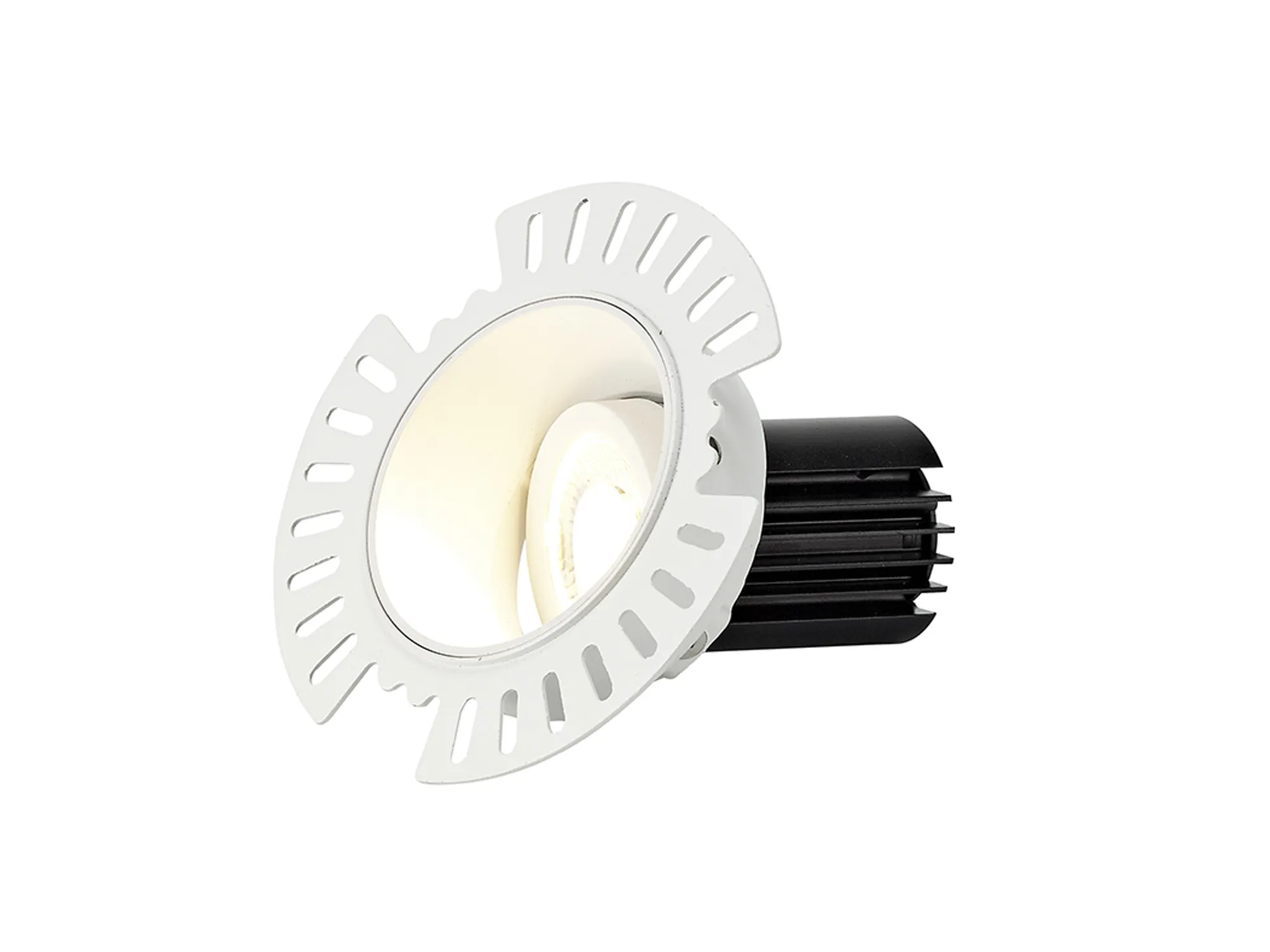 Basy A 12 Tridonic Powered 12W 2700K 1200lm 36° CRI>90 LED Engine White Adjustable Recessed Spotlight, IP20 DM201852  Dlux Basy A 12